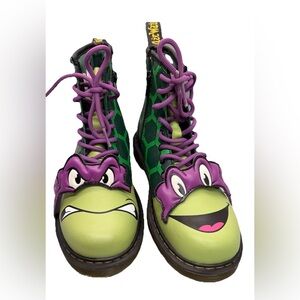 Dr. Martens Kids size 3 Teenage Mutant Ninja Turtles combat Boots